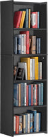 ZENY 5-Tier Shelf Bookcase, Freestanding Wood Storage Display Open Bookshelf for Home