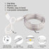 Areful 16.4ft Daylight Rope Lights, Flexible Waterproof LED Strip Light, Nature White, Indoor Outdoor Decorative
