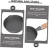 Zerodeko Mini Omelet Pan, Round Griddle, Nonstick Cookware for Camping, Hard Ground Tent Pegs