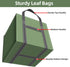 2-Pack 66 (25.5" 25.5" 27.5" Gallons Reusable Yard Waste Bags, Upgrade Heavy Duty Foldable Garden Leaf Bag Lawn Bags