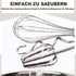 3Pcs Hand Mixer - Stainless Steel Kitchen Mixer Handheld Attachments Set 7.5inch for Electric Drill, Dishwasher Safe (1