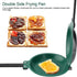 Jerliflyer Double Sided Nonstick Frying Pan, Round Pancake Maker, Coated Bread and Egg Pan