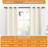 TONIAL 32 to 58 Inch Curtain Rod, Telescoping 3/4 Drapery Rods for Windows 20 to 53 Inch, Decorative Black Rod