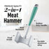 Zulay Professional Meat Tenderizer Tool - Heavy Duty 10” Mint Dual Sided Mallet with Comfort Grip Handle