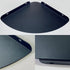 1 Small Floating Corner Shelves Metal Corner Wall Mounted Shelf Curved Corner Hanging Shelving for Bathroom, Kitchen