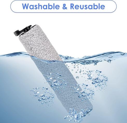 MIBUMIKI (5 S3/ 3 2 3 Pieces) Replacement Brush Rollers and HEPA Filters Compatible with Tineco Floor One iFloor