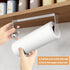 Paper Towel Holder Under Cabinet, Wall Mount Paper Towel Holder for Kitchen Bathroom, Stainless Steel, Adhesive