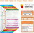 ddLUCK 2Pcs Air Fryer Silicone Liners for Ninja SL401/DZ401/DZ550 8-10 QT, Reusable Baking Tray with Cheat Sheet