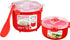 Sistema Microwave Rice Cooker & Round Microwave Food Container Set | 2.6L,
