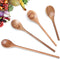 4 Pieces Acacia Wooden Spoon Set - 8, 10, 12, 14 Inch Mixing Utensils for Cooking, Nonstick Cookware