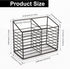 Utensil Holder for Kitchen Counter, Metal Utensil Holder Rack for Cooking Tools Storage, Sturdy Base, Drainage Hole for