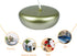 Zest Candle 24-Piece Floating Candles, 2.25-Inch, Metallic Gold