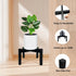 10"-16" 1 Pack) Heavy Duty Adjustable Metal Plant Stand for Plant Pot Indoor & Outdoor (Black