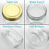 Encheng 12 oz Glass Jars with Lids and Bands, Clear Regular Mouth Mason Jars for Storage, Set of 20