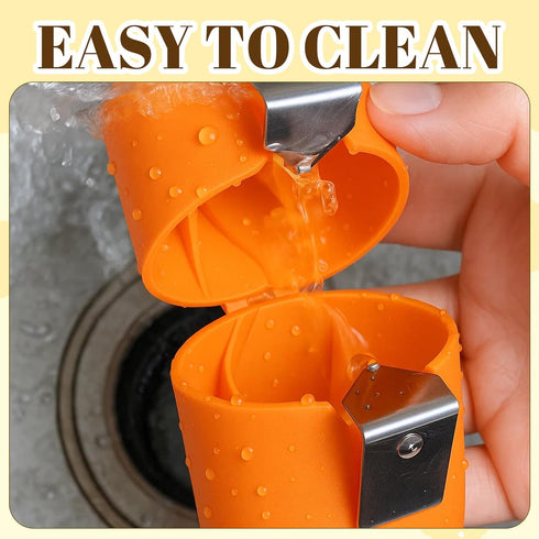 MIRJXB 6PCS 3 Egg Cracker, Egg Shell Opener for Raw Eggs, Efficient Stainless Steel Egg Opener for Home Cooks