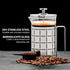 OVENTE French Press Coffee Maker 27 Ounce, Stainless Steel Design, Heat Resistant Borosilicate Glass