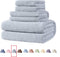 Xinrjojo 4 Piece Microfiber Bath Towels Set Quick Dry Bath Towel Travel