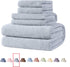 Xinrjojo 4 Piece Microfiber Bath Towels Set Quick Dry Bath Towel Travel