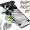 Masthome Mandoline Food Slicer Adjustable Thickness for Cheese Fruits Vegetables Stainless Steel