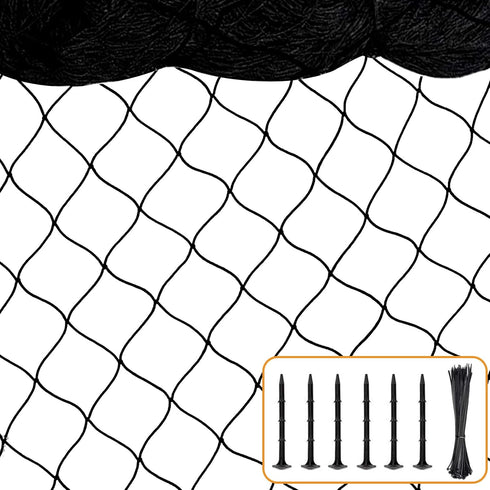 BSTPCOO Bird Net 25'x25' with 2.4" Square Mesh Bird Netting for Chicken