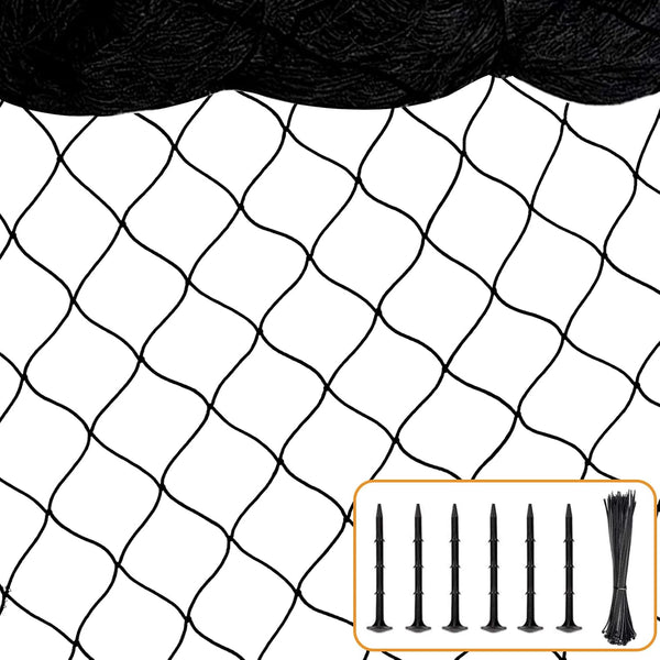 BSTPCOO Bird Net 25'x25' with 2.4" Square Mesh Bird Netting for Chicken