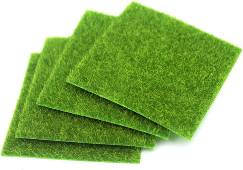 Nice purchase 4 pcs Artificial Moss Simulation Fake Green Plants Grass for Party, Patio, Lawn, DIY Crafts