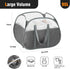 TECHMILLY Pop Up Foldable Laundry Basket, 90L Large Capacity Tear Proof Hamper with Reinforced Handles for Dirty