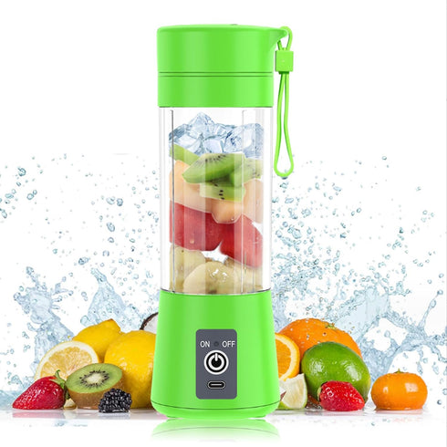 Portable Blender, 380ML Mini Mixer for Smoothies and Milkshakes, USB Rechargeable, Handheld, Green