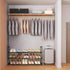 XSBAIHUO Closet, 30cm(D) 92cm(W) 55cm(H) (3-Tier) Shoe Rack - Metal Shoe Rack Organizer - Stackable Shoe Storage Shelf