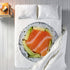 kerscton 71 Inches Sushi Blanket Giant Food Blankets Funny Soft Sushi Blankets Adult Size Flannel Gift for Teens Boys