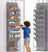 Closet, VERONLY Door Shoe Organizer, Over The Door Hanging Shoe Rack with Large Pockets, Space Saving Shoe Storage