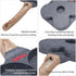 Egg Frying Pan, Nonstick 4 Cups Pancake Pan for Breakfast, Suitable for Gas & Induction (Black)