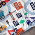 Set Set 1 1 Cartoon Truck Comforter Twin: Construction Bedding for Boys Kids Children Bedroom Dorm White Cute Cars