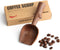 YANISM Walnut Coffee Scoop,Wooden Coffee Bean Measuring Spoon,10g Capacity,Natural Wood Coffee Scoop for