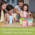 4 Pack NC299AMZ NC300s Ice Cream Pint Containers, Replacement for Ninja Creami Pints and Lids, Compatible with & Series