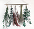 Natural Dried Flower Rack, Dried Flower Wall Hanging for Boho Farmhouse Wall