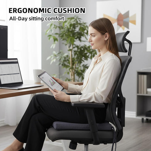15.5" 15.5" 2", Set 2, Chair Cushions for Dining Chairs, Indoor Square Seat Cushion for Folding Chairs with Ties