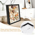 YunChuangTOP A4 2Pack 3D Shadow Box - Walnut Color Wooden Deep Picture Frame with Shatter-Resistant Panel for Wall