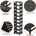 UrMsun 10-Tier Vertical Shoe Rack, Tall Narrow Shoe Shelf Space Saving Organizer for Entryway Door Small Space