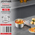 Joyfair 2 Quart Saucepan, 18/10 Stainless Steel Small Sauce Pan Milk Pot with Glass Lid, For Cooking Boiling Stewing, Heavy Gauge Metal with Ergonomic Bakelite Handle, Easy Cleaning & Dishwasher Safe