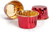 GOLDEN APPLE Aluminum Foil Paper Mini Cake Baking Cups - 50 pcs Muffin Cupcake Baking Mold Liners for Party, Wedding,