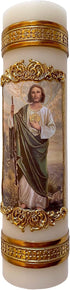 San Judas Tadeo Candle for Difficult Situations Prayer - Jude The Apostle Cirio Vela de San Juditas