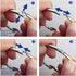 24 Pack Rust Proof Shower Curtain Rings, Circular Decorative Hooks for Bathroom, Metal Rings for Shower Curtain (Chrome)