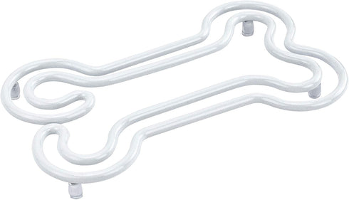 Spectrum Diversified Dog Bone Trivet - Steel Cooling Rack for Kitchen Tables, Funny Potholder for Animal Lovers