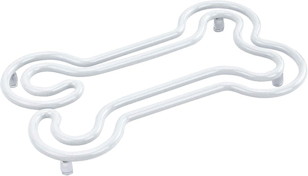 Spectrum Diversified Dog Bone Trivet - Steel Cooling Rack for Kitchen Tables, Funny Potholder for Animal Lovers