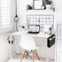 Lufeiya White Small Desk for Bedroom, Student Kids Study Writing Table for Home Office, 32 Inch Modern Mini Laptop PC