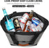 TIIOCTI Insulated Cooler Bag Reusable Grocery Tote Bags Transport Large Lunch Box for Women