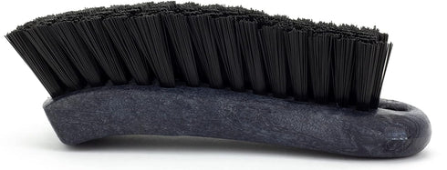 SPARTA Plastic Cutting Board Scrub Brush with Hanging Hole for Washing Cutting Boards, 6 Inches, Black