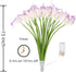 20pcs Lighted Artificial Calla Lily Bouquet Faux Floarl Night Light Real Touch Flower Night Light LED Calla Lily
