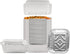 PARTY BARGAINS 1 Lb. Small Aluminum Pan with Lids - 50 Pack Disposable Take-Out Pans